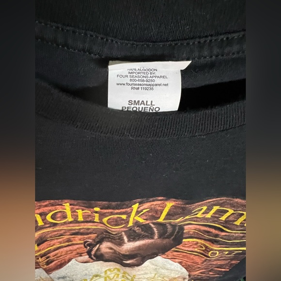 2017 Kendrick Lamar The Damn. Tour Tee - Picture 2 of 3